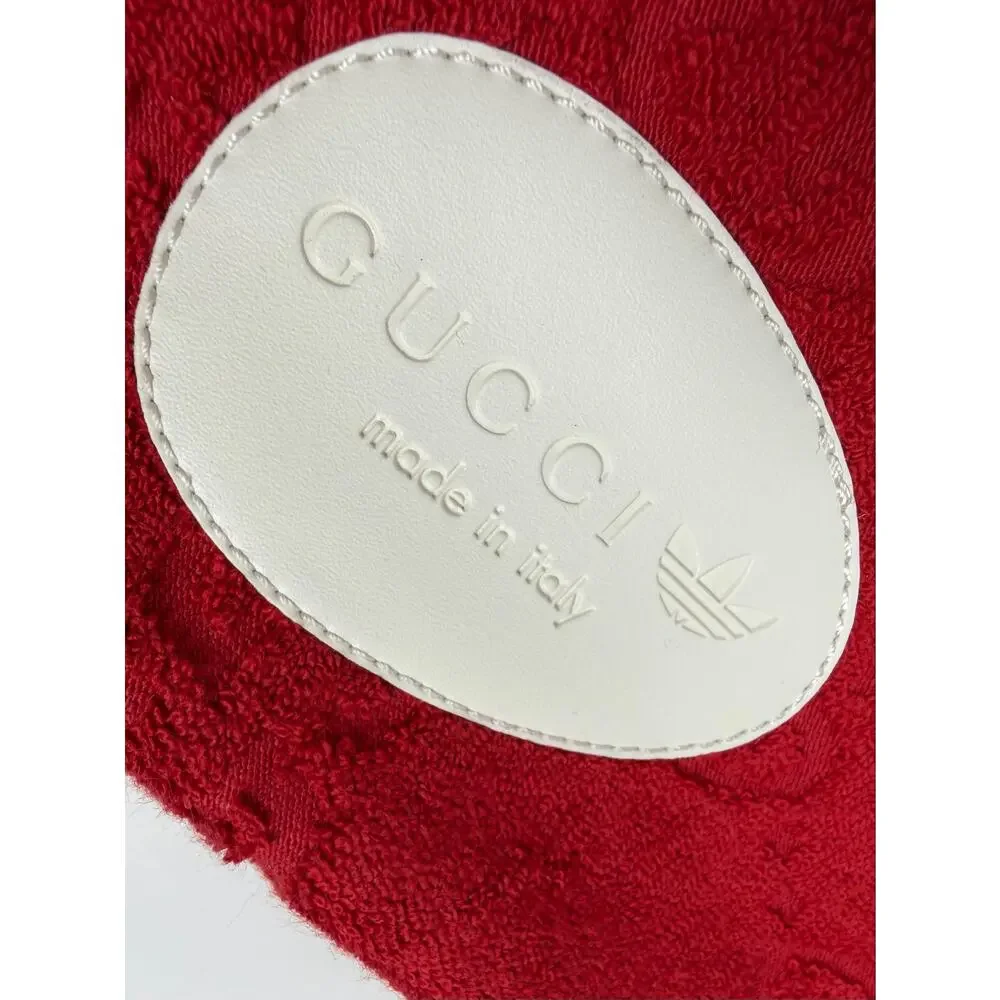 Size 11UK/12US - Gucci x Adidas Red Platform Sandals NEW